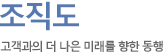 조직도 고객과의 더 나은 미래를 향한 동행